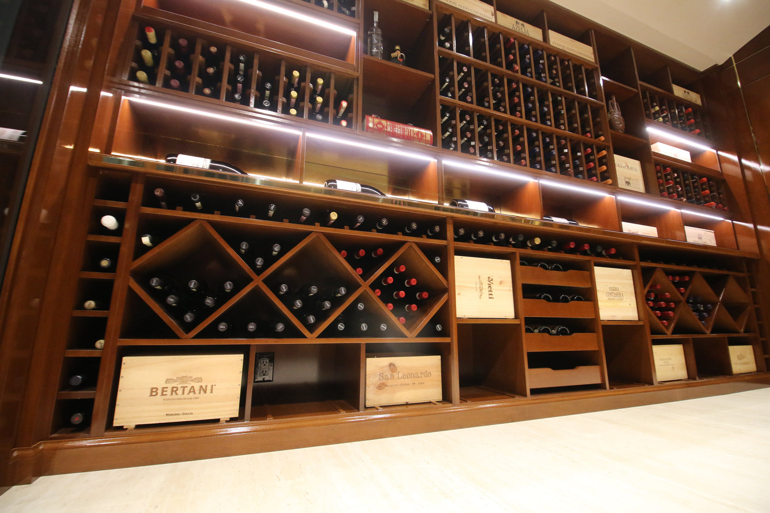Inside a 1500-Bottle Luxury Wine Cellar Built for Serious Collectors