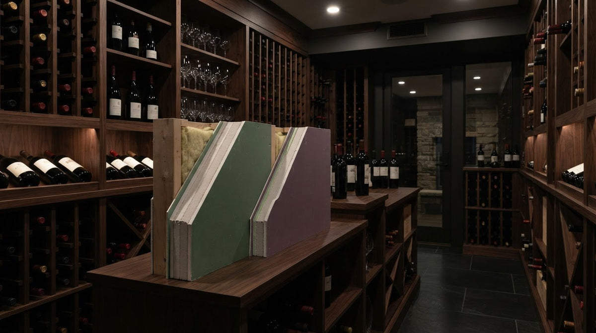 Green Board vs Purple Board for Wine Room Moisture