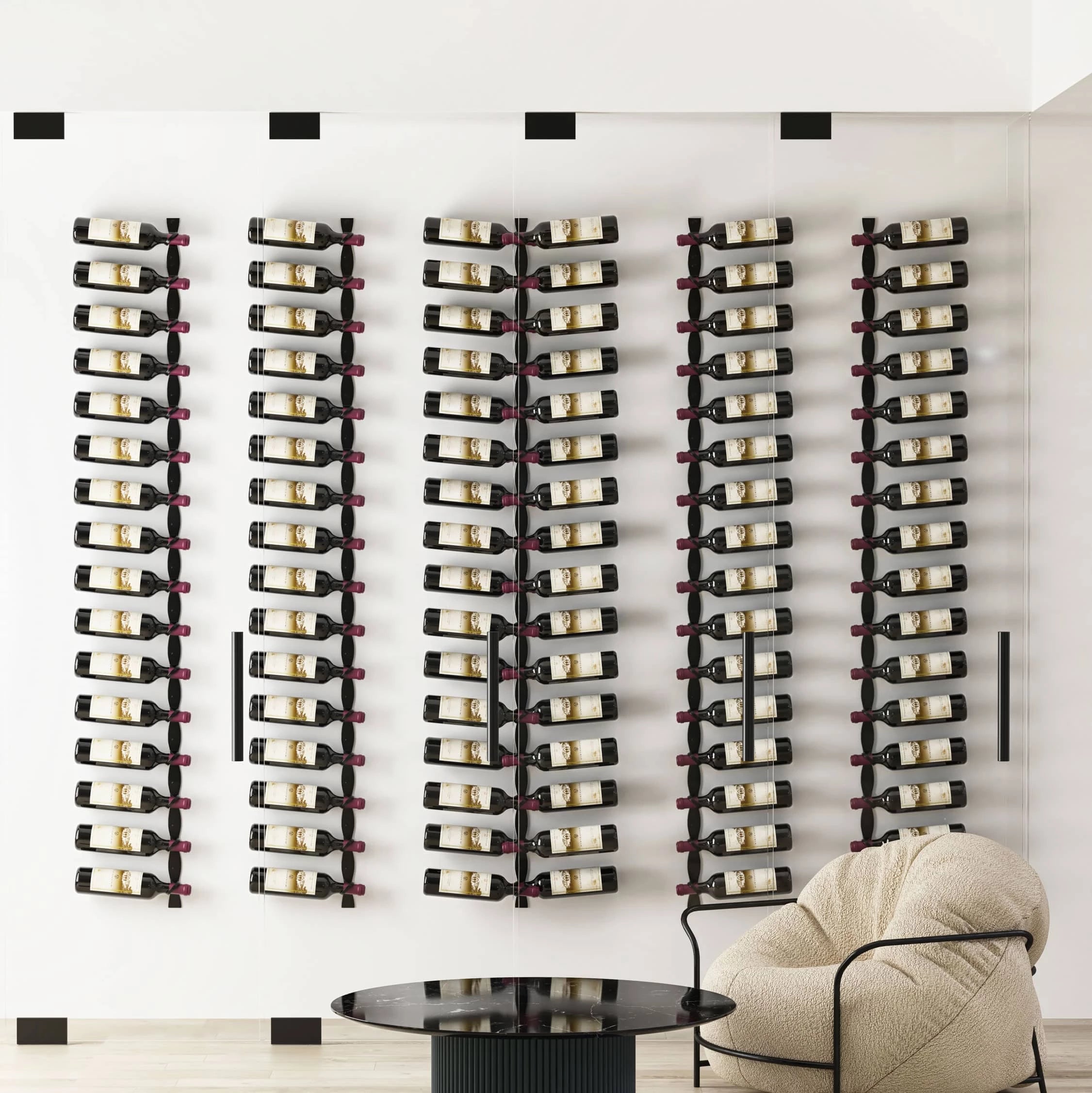 Helix Wine Rack Wall