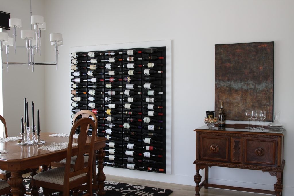 Range de vin W Series 6 (kit de rangement mural en métal)