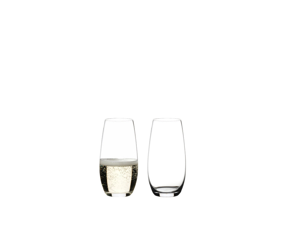 Rosehill Wine Cellars Modern Sparkling Essentials Bundle – RIEDEL O Champagne Tumblers + Stainless Steel Bucket + Gard’Bulles Stopper
