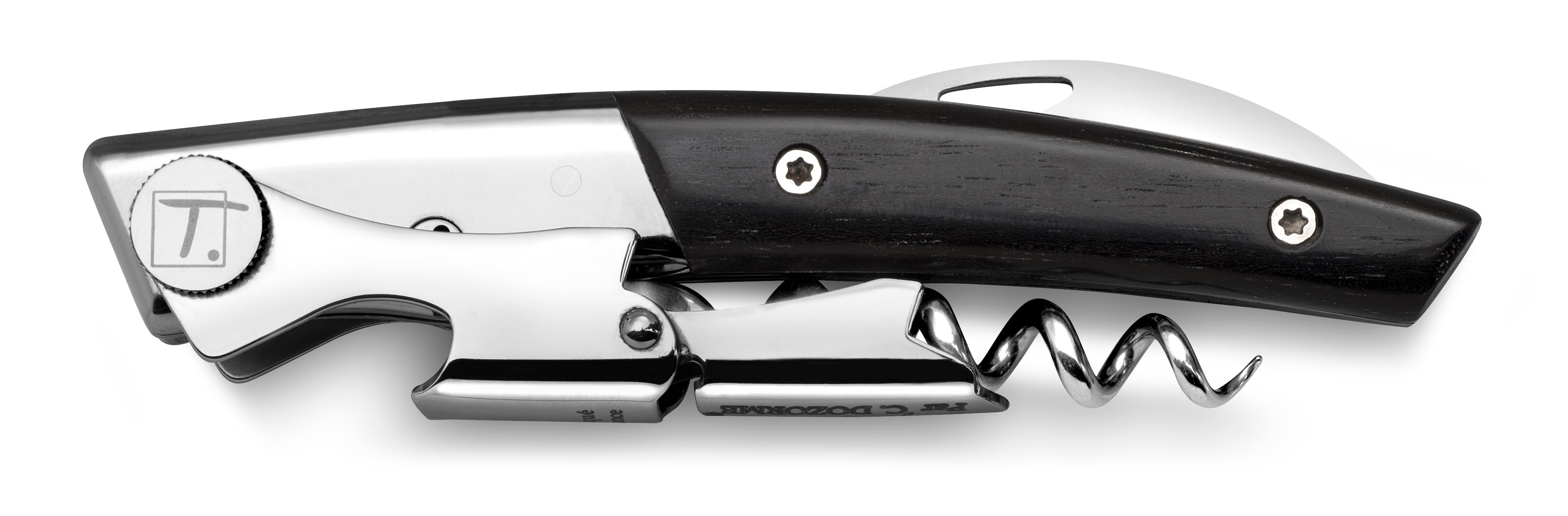 Claude Dozorme Claude Dozorme Le Thiers® Sommelier Double Lever with Ebony Handle