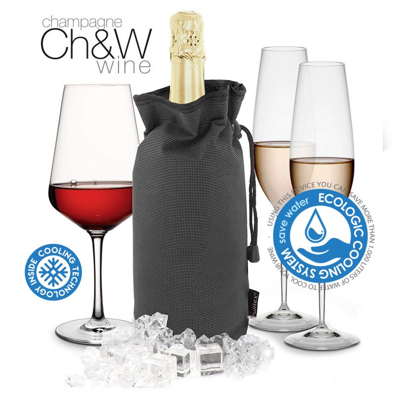 Pulltex Black Wine & Champagne Cooler Bag