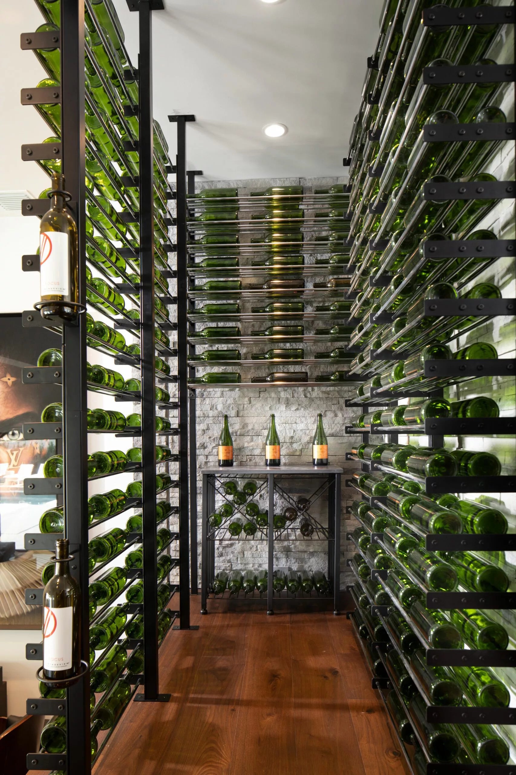 VintageView Evolution Double Sided Wine Wall Post Kit 10 1C (floor-to-ceiling wine rack system)