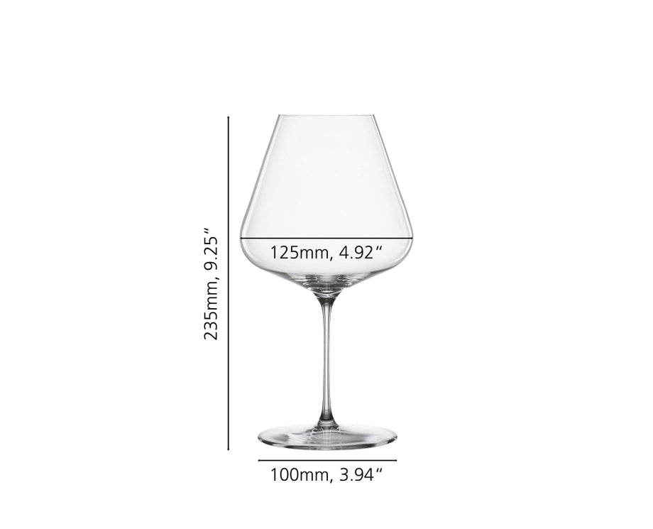 Spiegelau Authentis Decanter + 6 Burgundy Red Wine Glasses