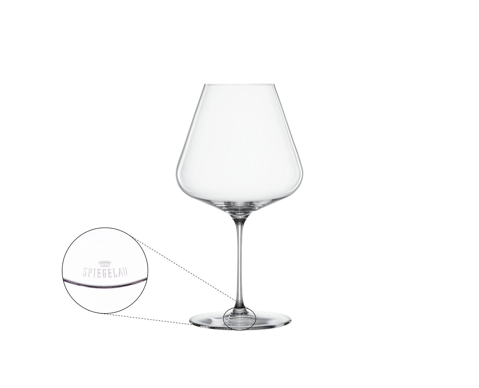 Spiegelau Authentis Decanter + 6 Burgundy Red Wine Glasses