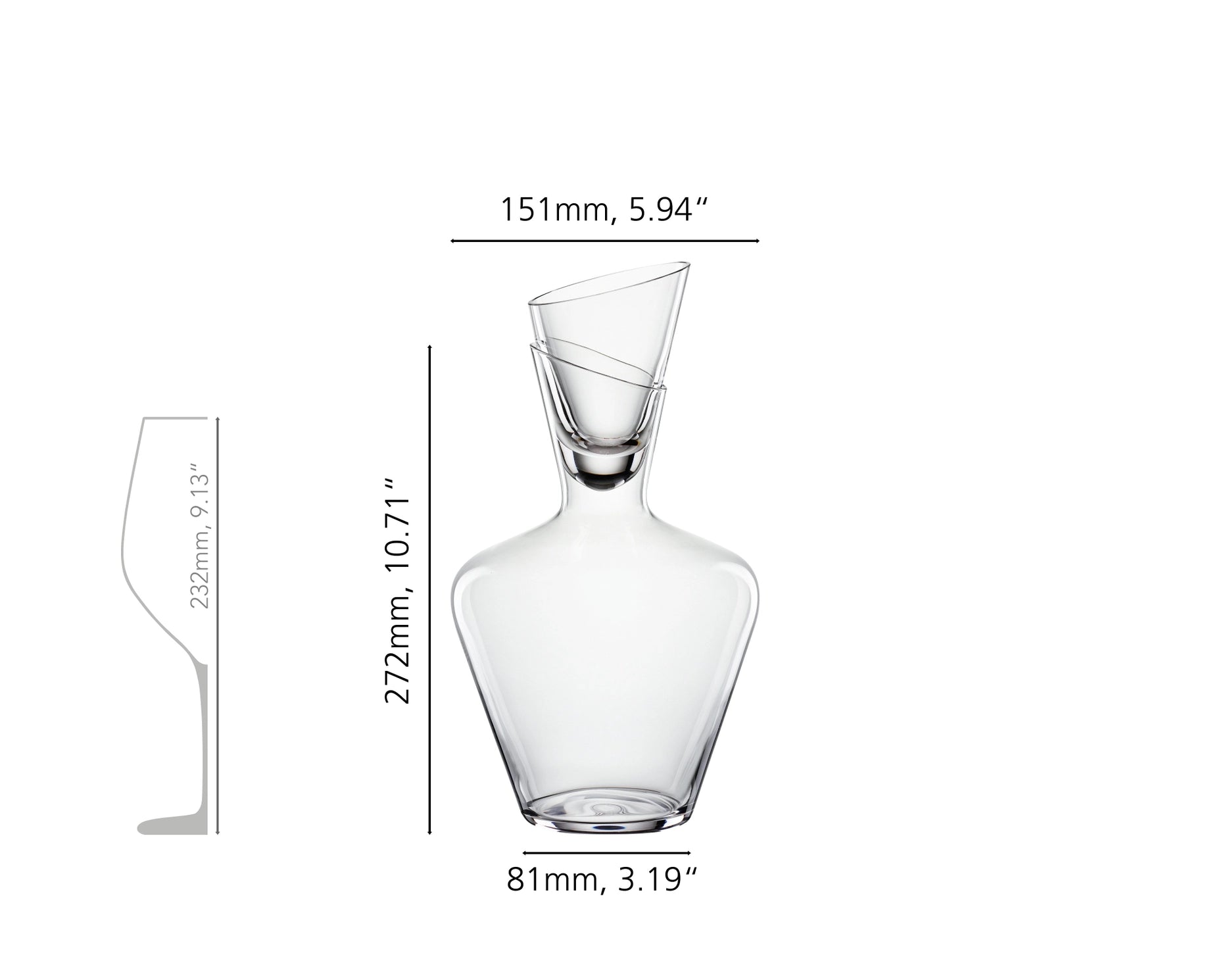 Spiegelau Definition Wine Carafe w/Stopper 1L