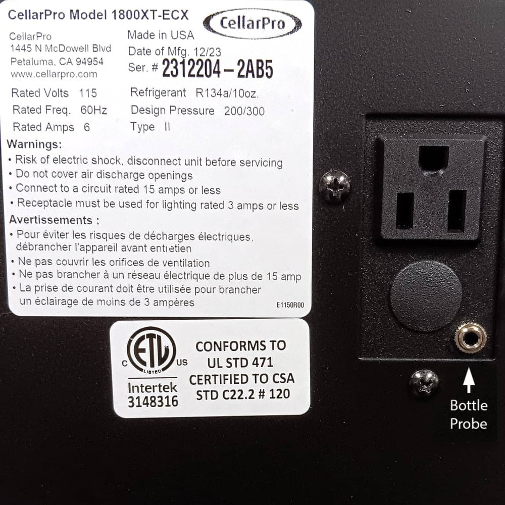 CellarPro CellarPro 1800XT Wine Cellar Cooling Unit