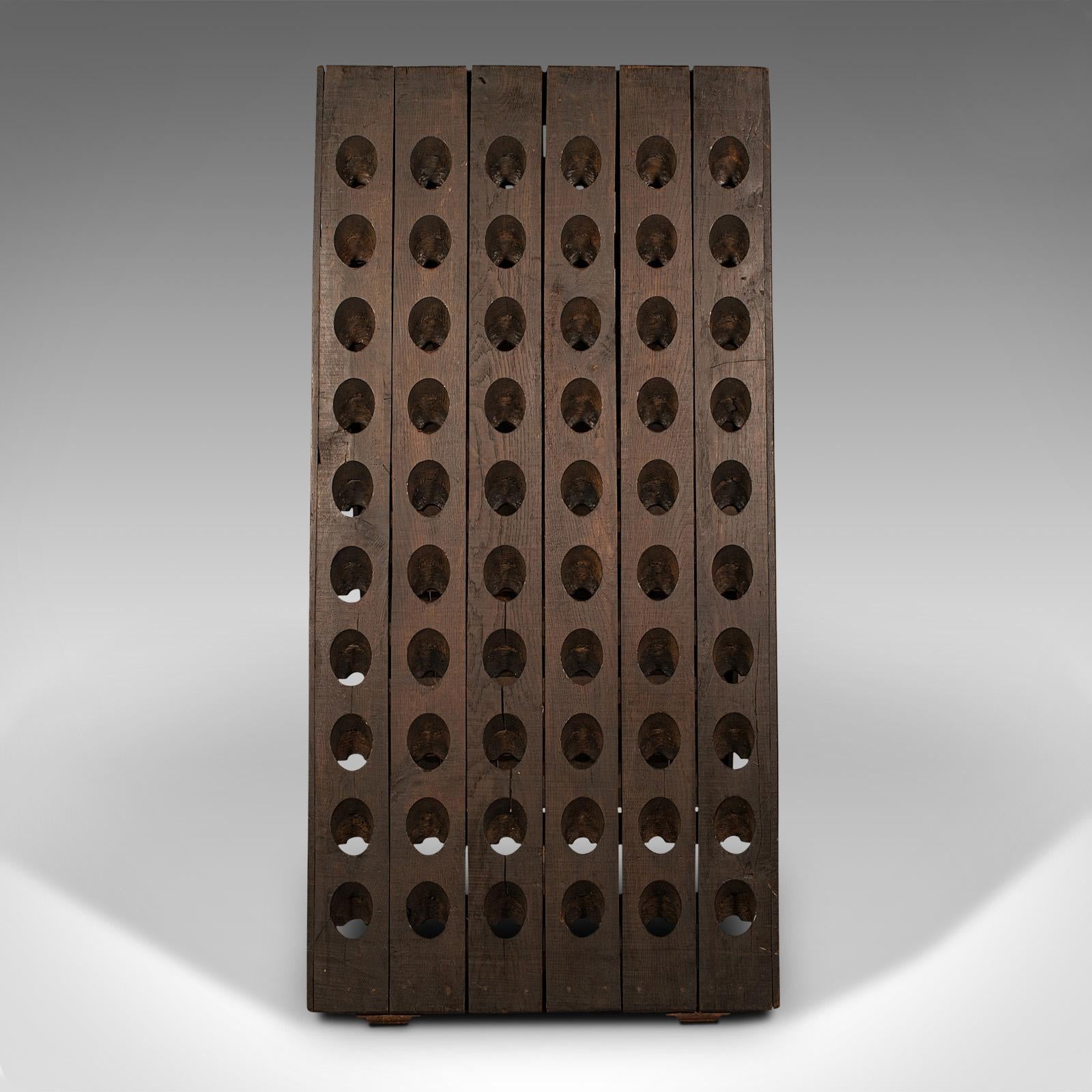 Rosehill Wine Cellars Inc. Vintage Patina French Champagne & Wine Riddling Rack (120 Bottles)