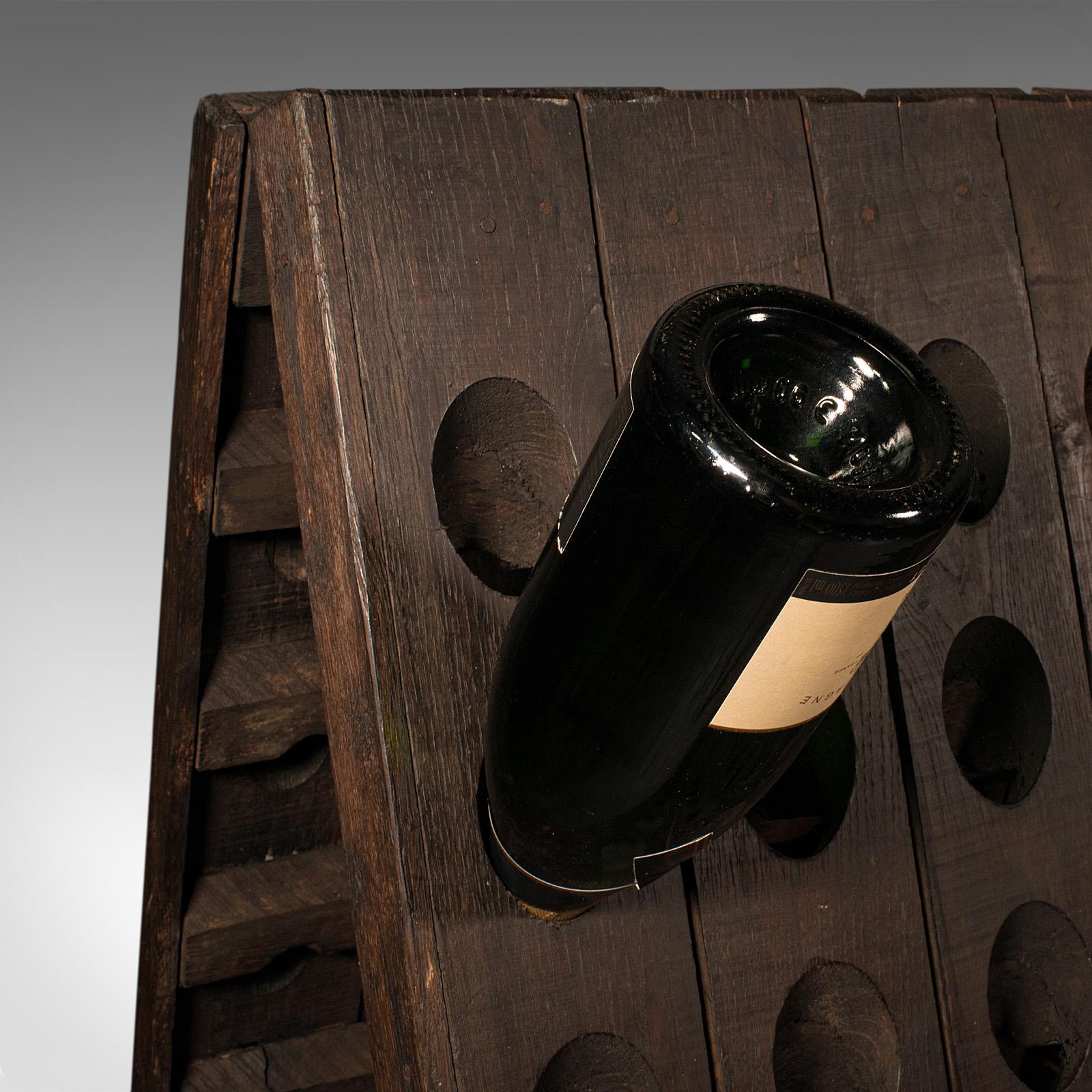 Rosehill Wine Cellars Inc. Vintage Patina French Champagne & Wine Riddling Rack (120 Bottles)