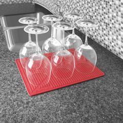 Final Touch Silicone Glass Drying Mat