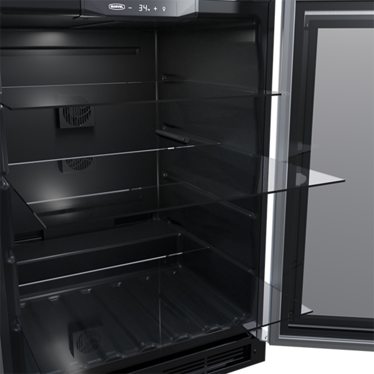 High Efficiency 24-in Beverage Center - Glass Door