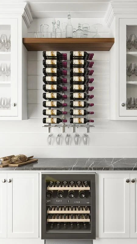 W Series Wet Bar (wall mounted metal wine rack kit)