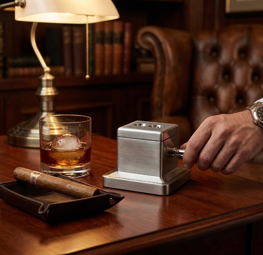 Rosehill Cigar Accessories Moon Tabletop Cigar Cutter
