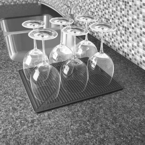 Final Touch Silicone Glass Drying Mat
