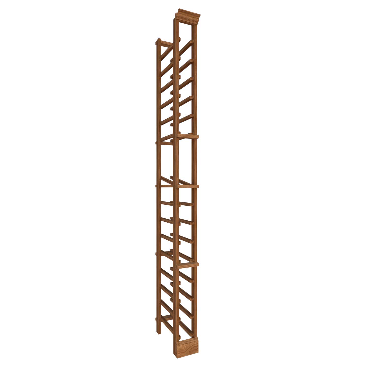 Premier Cru Wine Racks Full Height Standard (750ml) Single Column - Premier Cru Premium Wooden Racking Canadian Toasted Maple