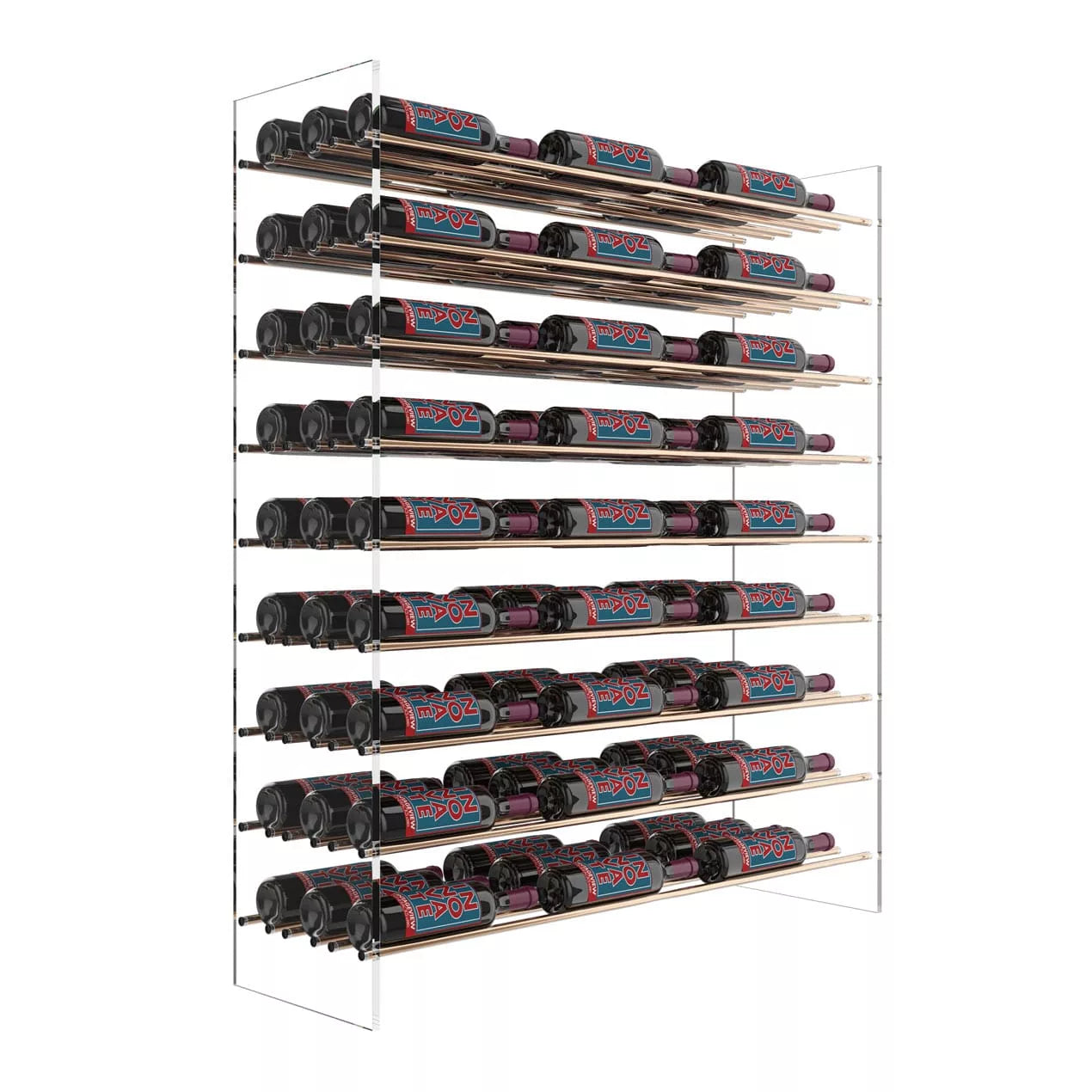 VintageView Evolution Freestanding Wine Rack 47 Base Kit Golden Bronze