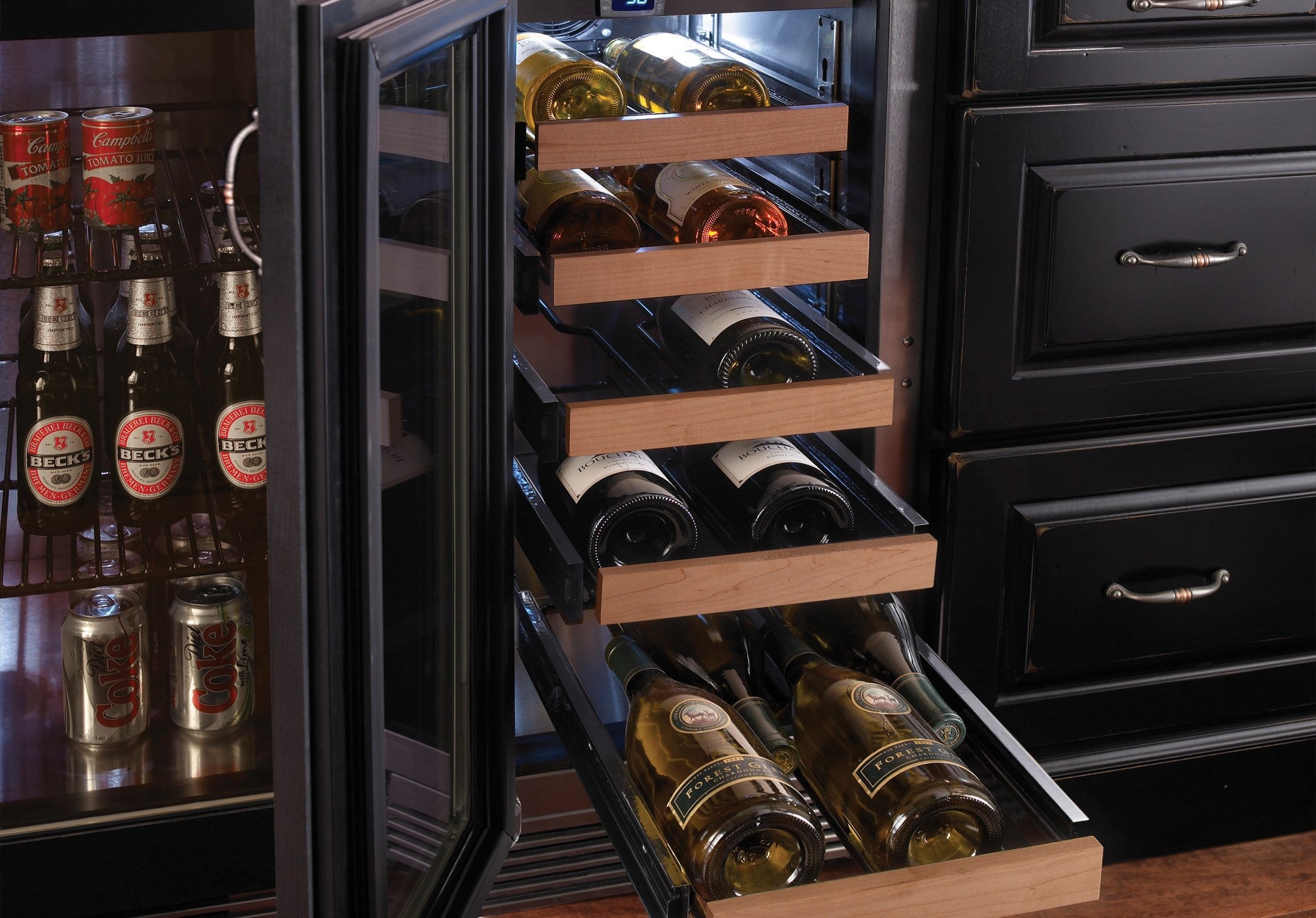 15 Glass Door - Stainless Steel Perlick Wine Reserve Indoor