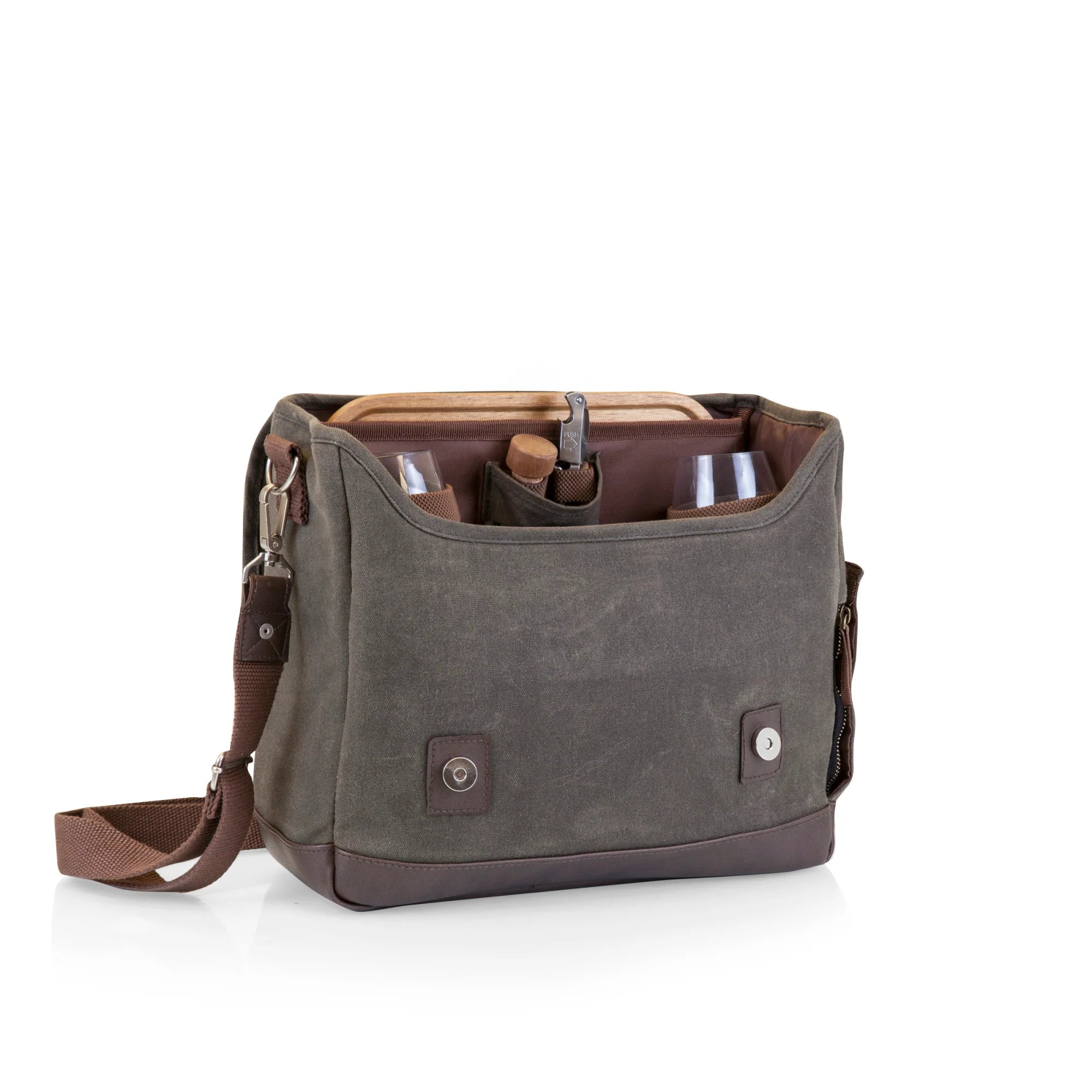 Legacy Adventure Wine Tote in White