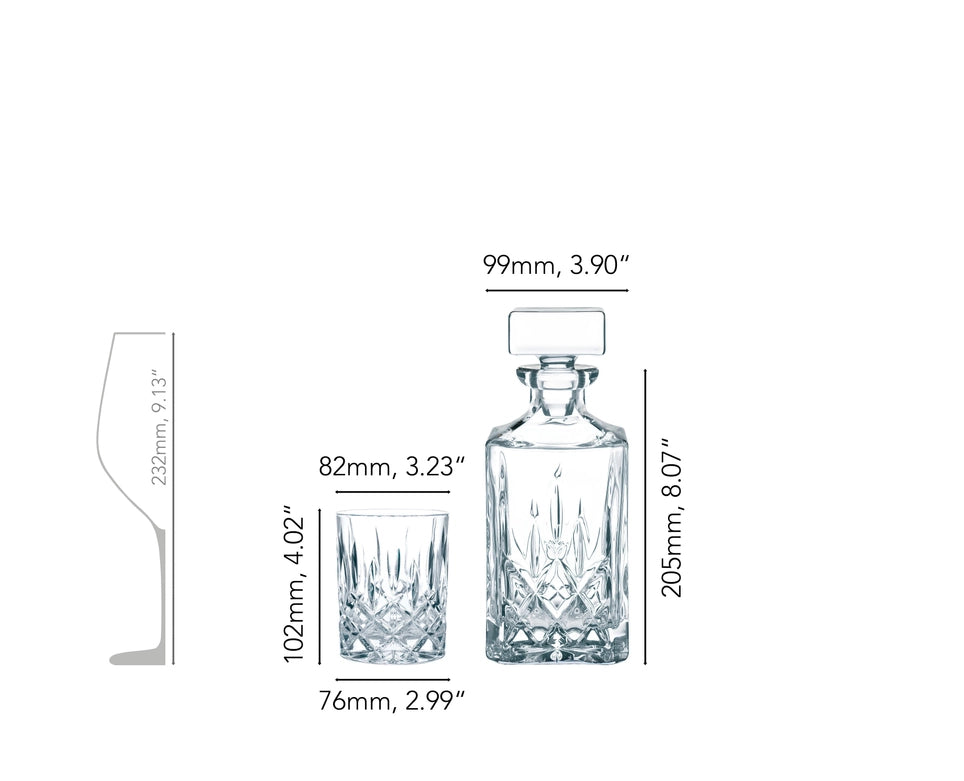 Nachtmann Noblesse 3 Piece Whiskey Set