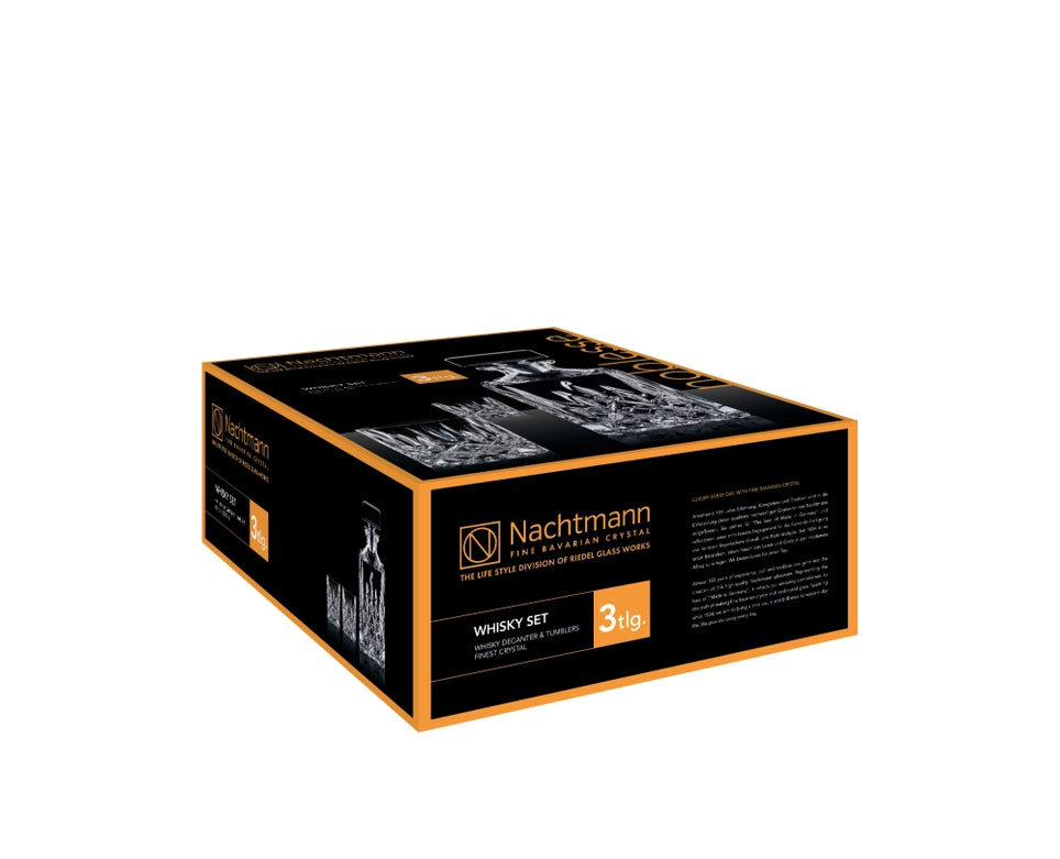 Nachtmann Noblesse 3 Piece Whiskey Set