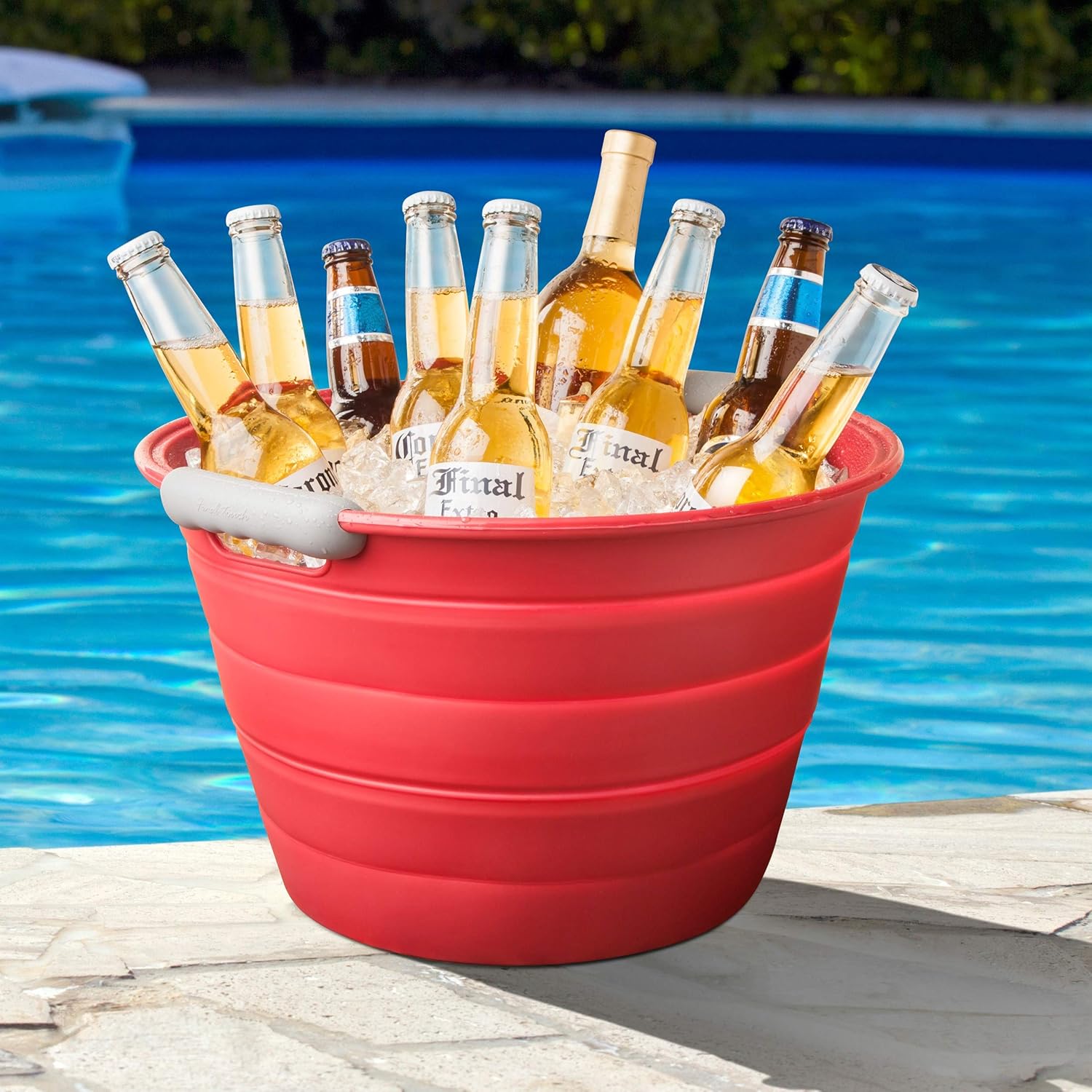 Collapsible Silicone Beverage Bin