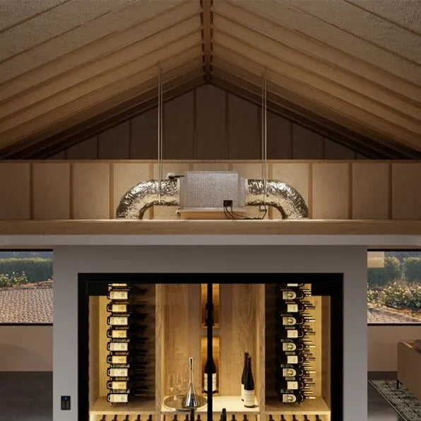 WhisperKOOL WhisperKOOL Mini Blow Through Ducted or Ductless Wine Cellar Cooling System