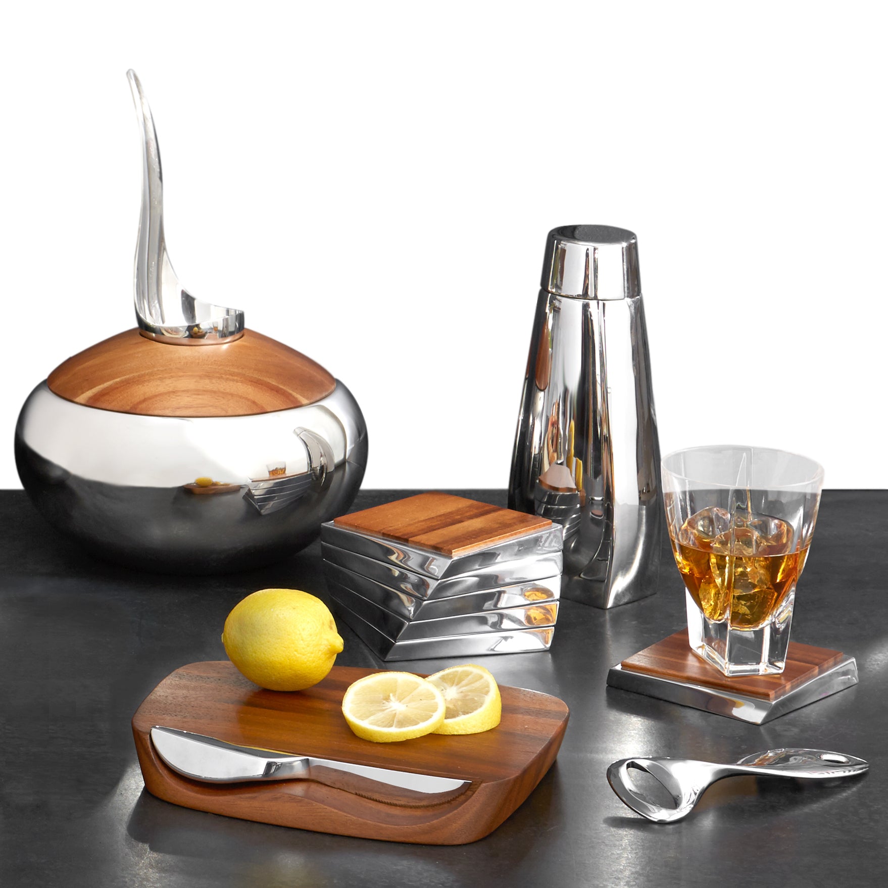 Nambe Scoop Ice Bucket