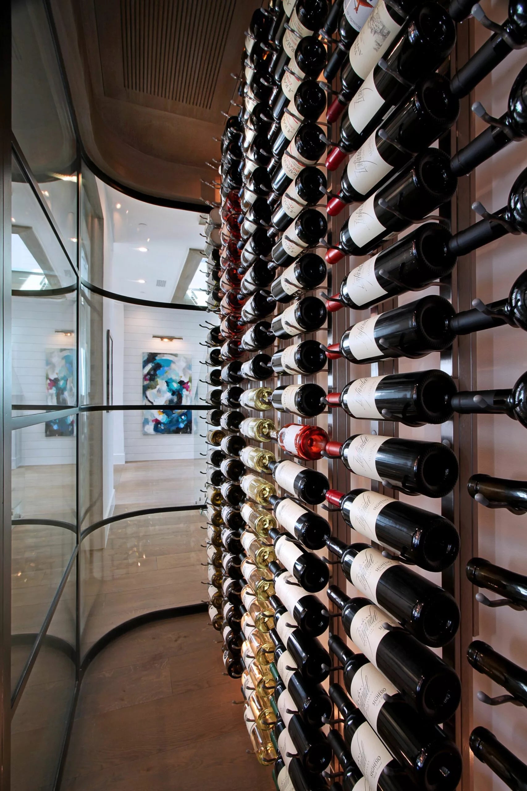 VintageView W Series Wine Rack Frame 10 (floor to ceiling wine rack support for up to 162 wine bottles)