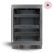 S4-100SS/PANR: 24" Single Zone Beverage Cooler - Made in Canada