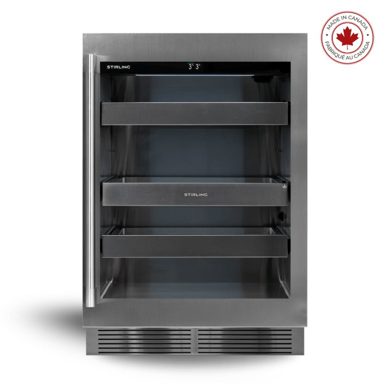 S4-100SS/PANR : refroidisseur à boissons à zone unique de 24" - fabriqué au Canada