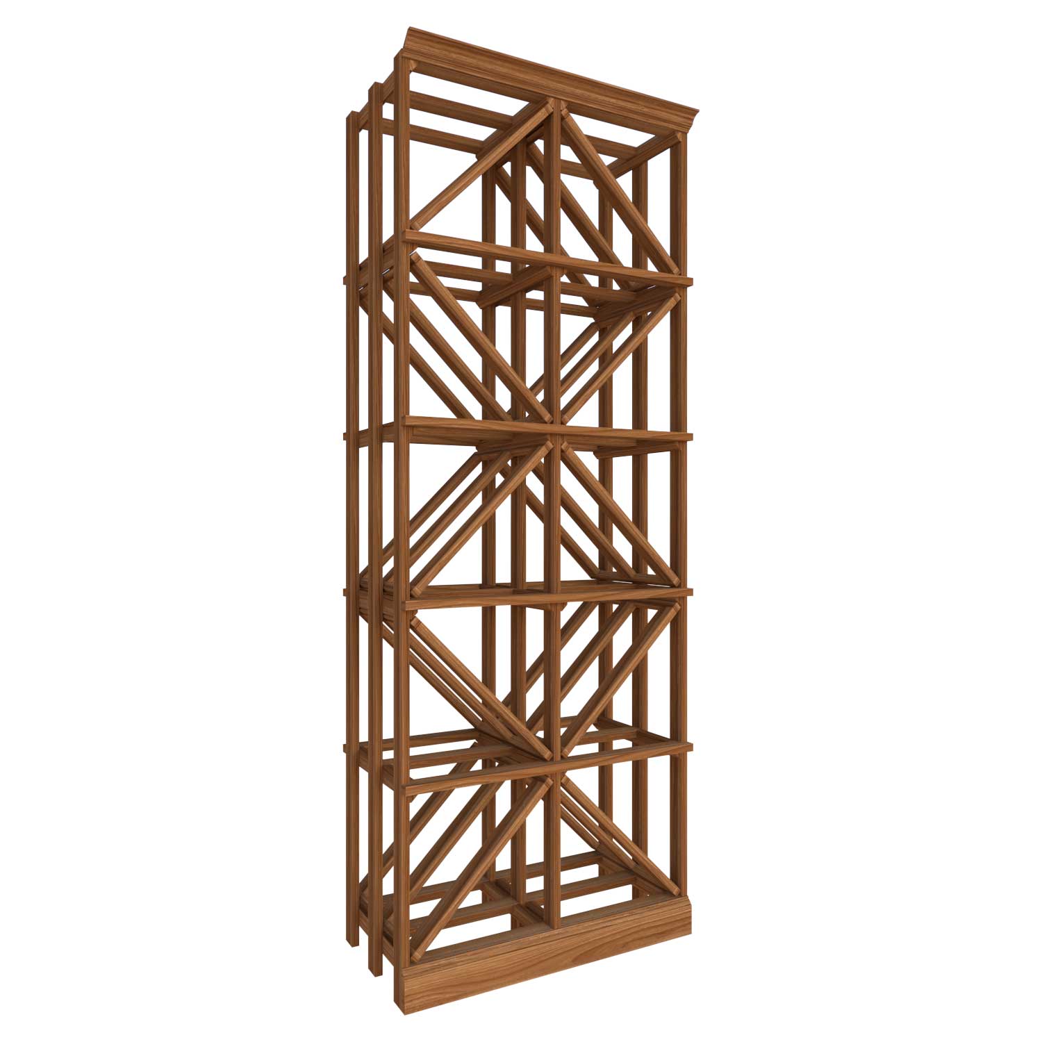 Premier Cru Wine Racks Double Diamond Bin - Premier Cru Premium Wooden Racking Canadian Toasted Maple
