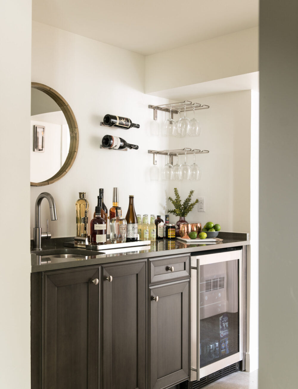 VintageView W Series Single (wall mounted metal wine rack)