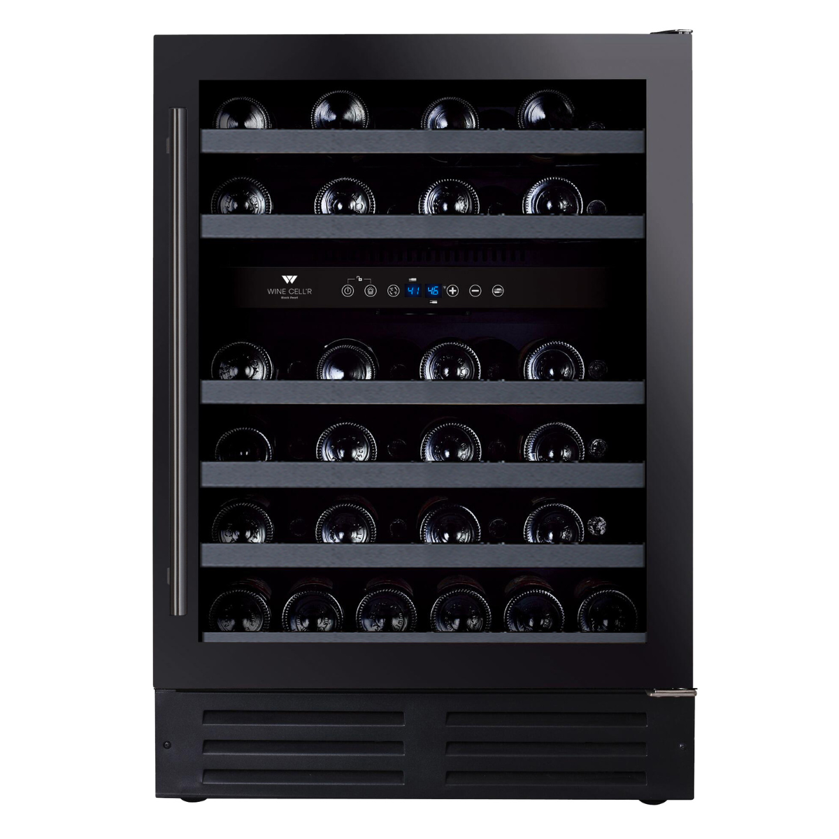 Wine Cell'R Wine Cell'R Collection Black Pearl Wine Cabinet Dual Zone - 46 Bottle