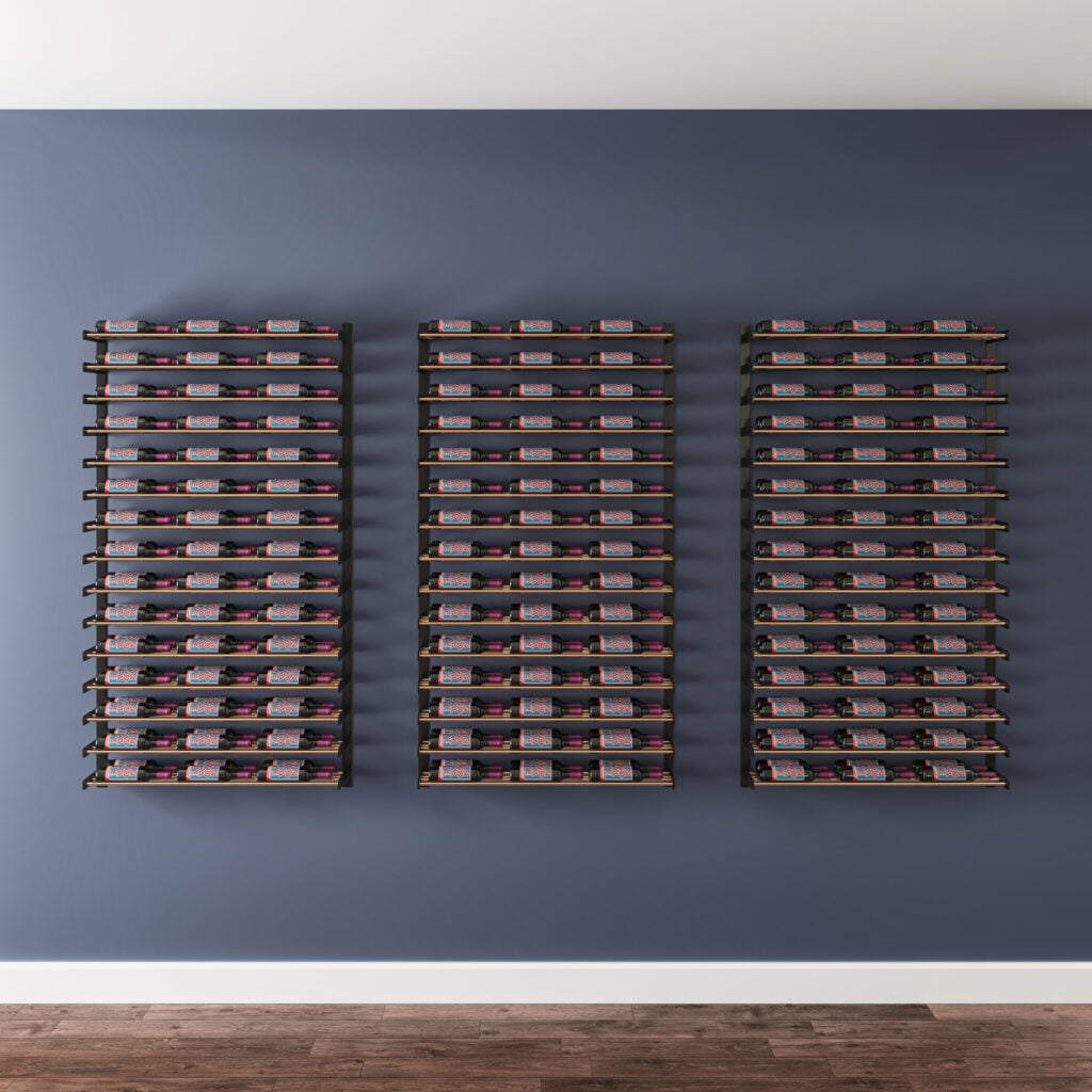 VintageView Evolution Wine Wall 15 3C (wall mounted metal wine rack)