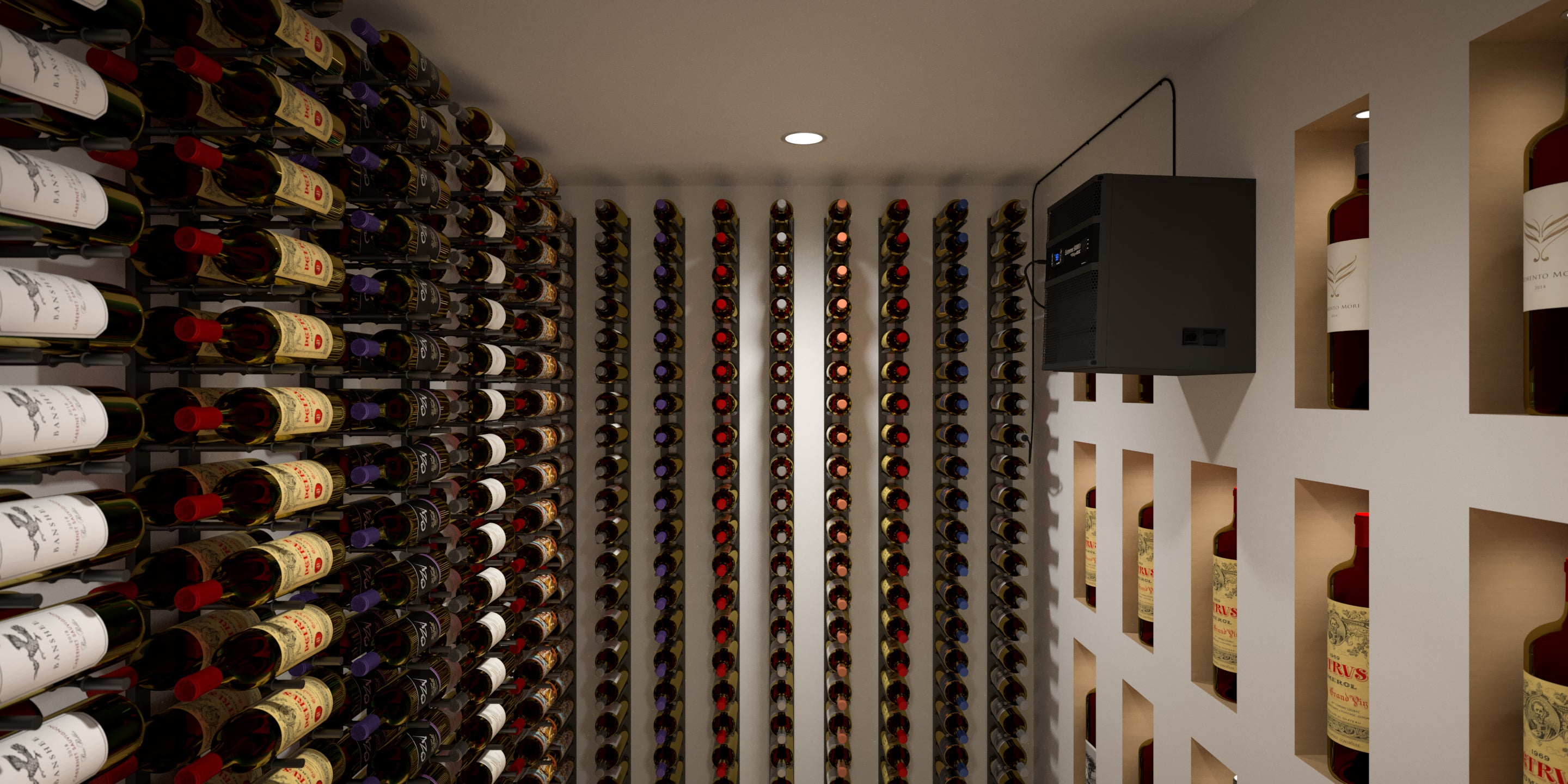 WhisperKOOL Extreme ti 3500 – Through-the-Wall Wine Cellar Cooling System