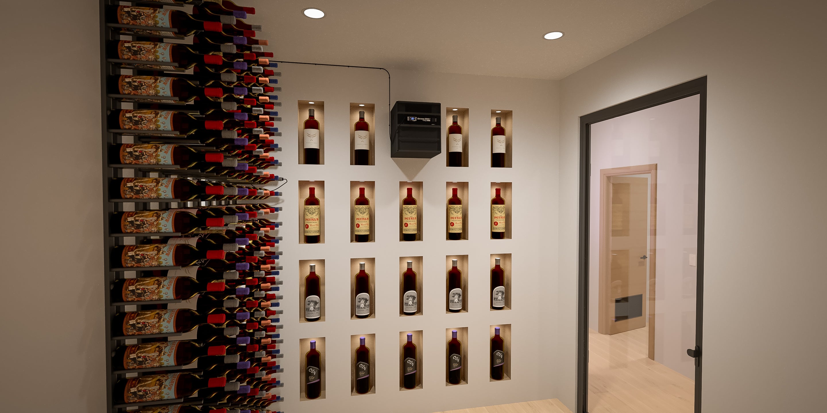 WhisperKOOL Extreme ti 3500 – Through-the-Wall Wine Cellar Cooling System
