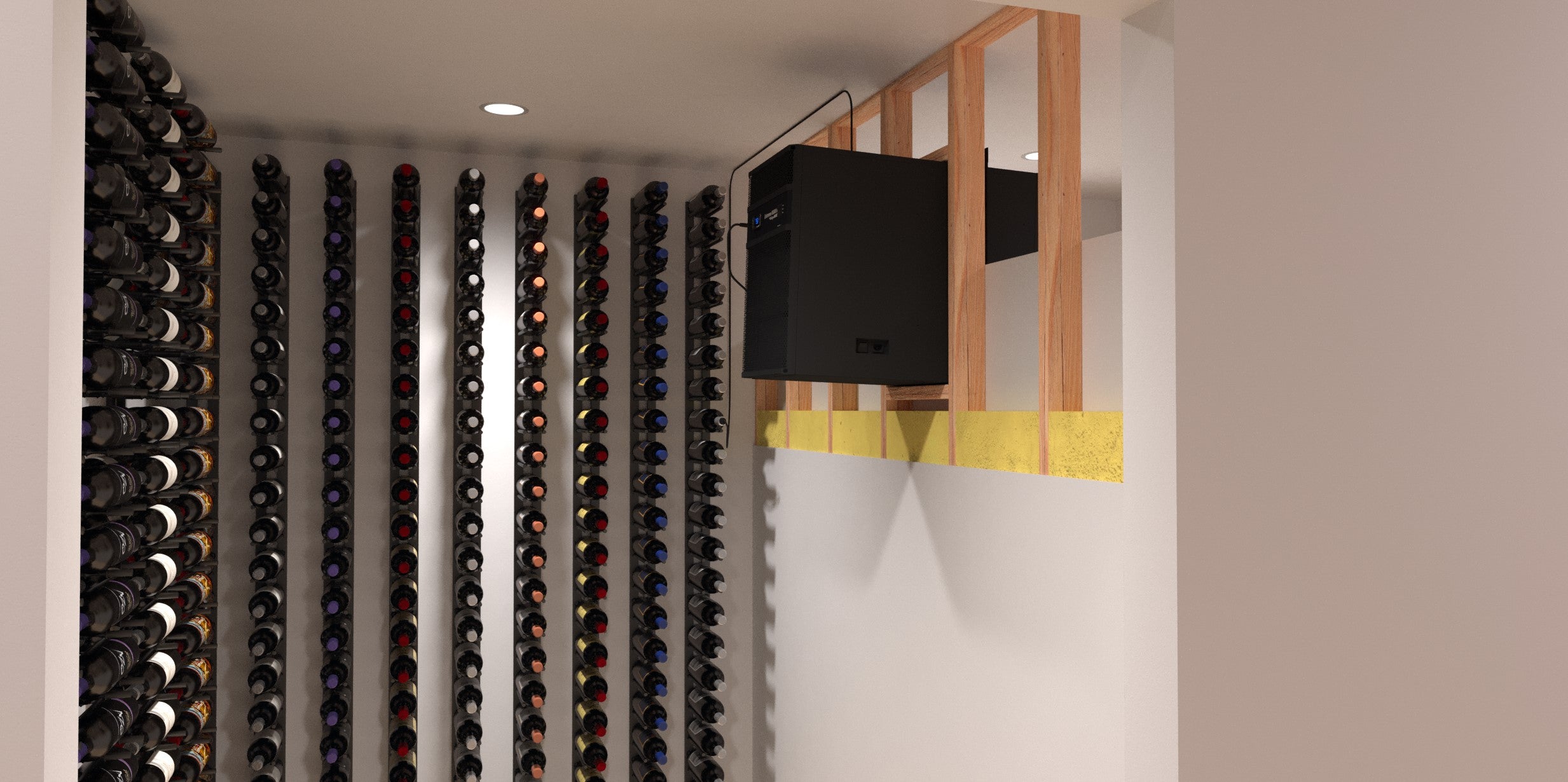 WhisperKOOL Extreme ti 8000 – Through-the-Wall Wine Cellar Cooling System