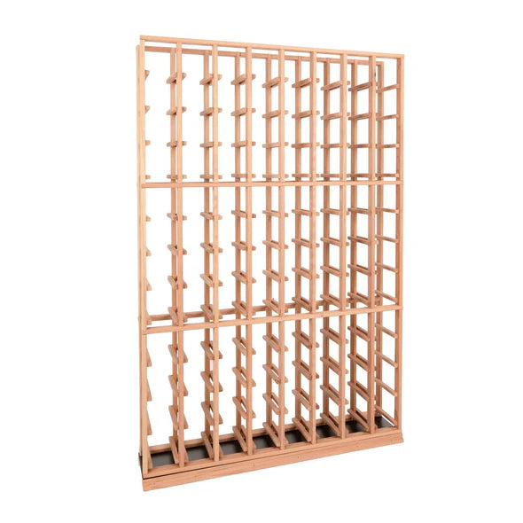 Modular Redwood Wine Racking F01 Individual Bottle 8 Column Wine Rack