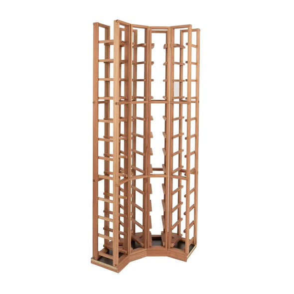 F04 Curved Corner Wine Rack