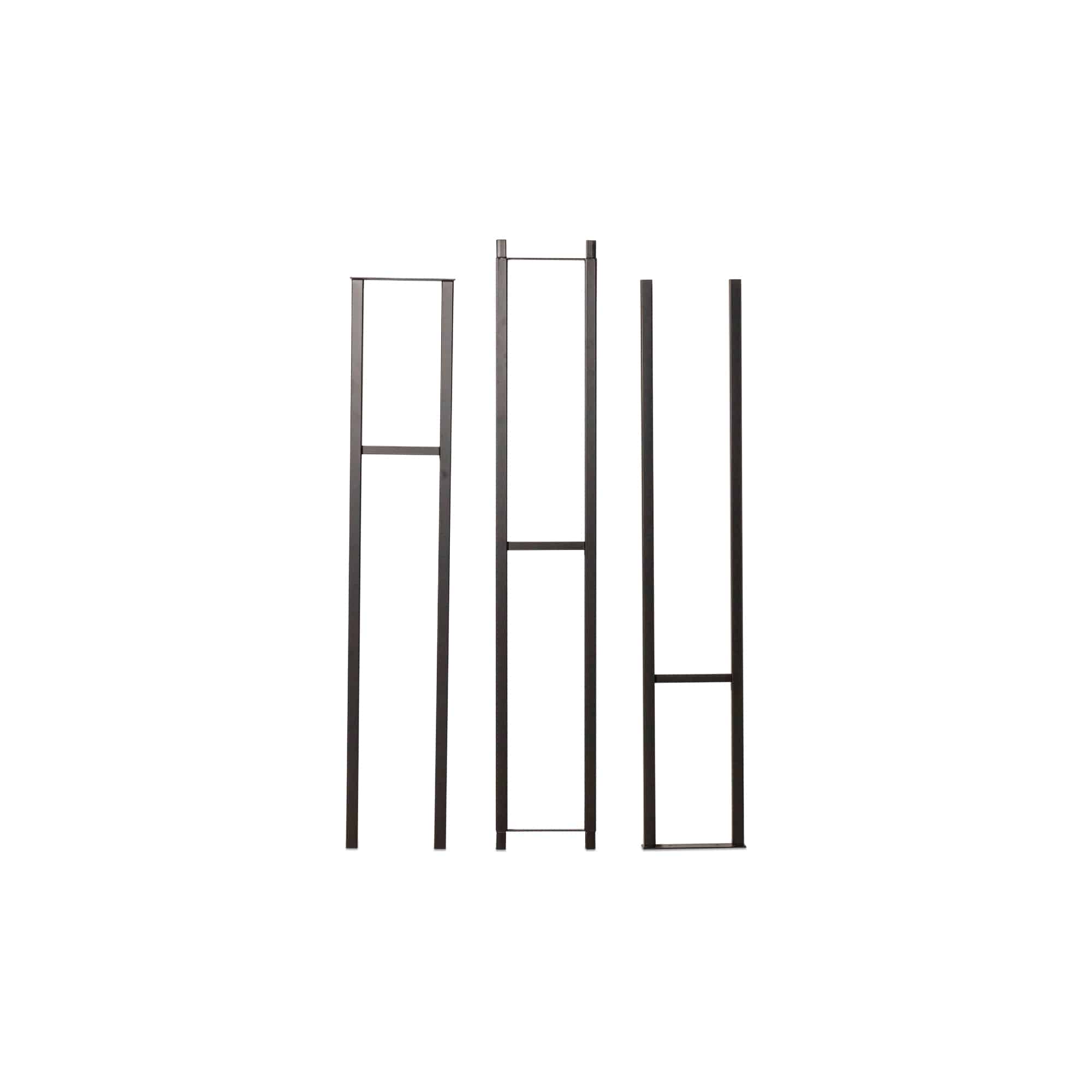 VintageView W Series Wine Rack Frame 12 (floor to ceiling wine rack support for up to 198 wine bottles) Matte Black