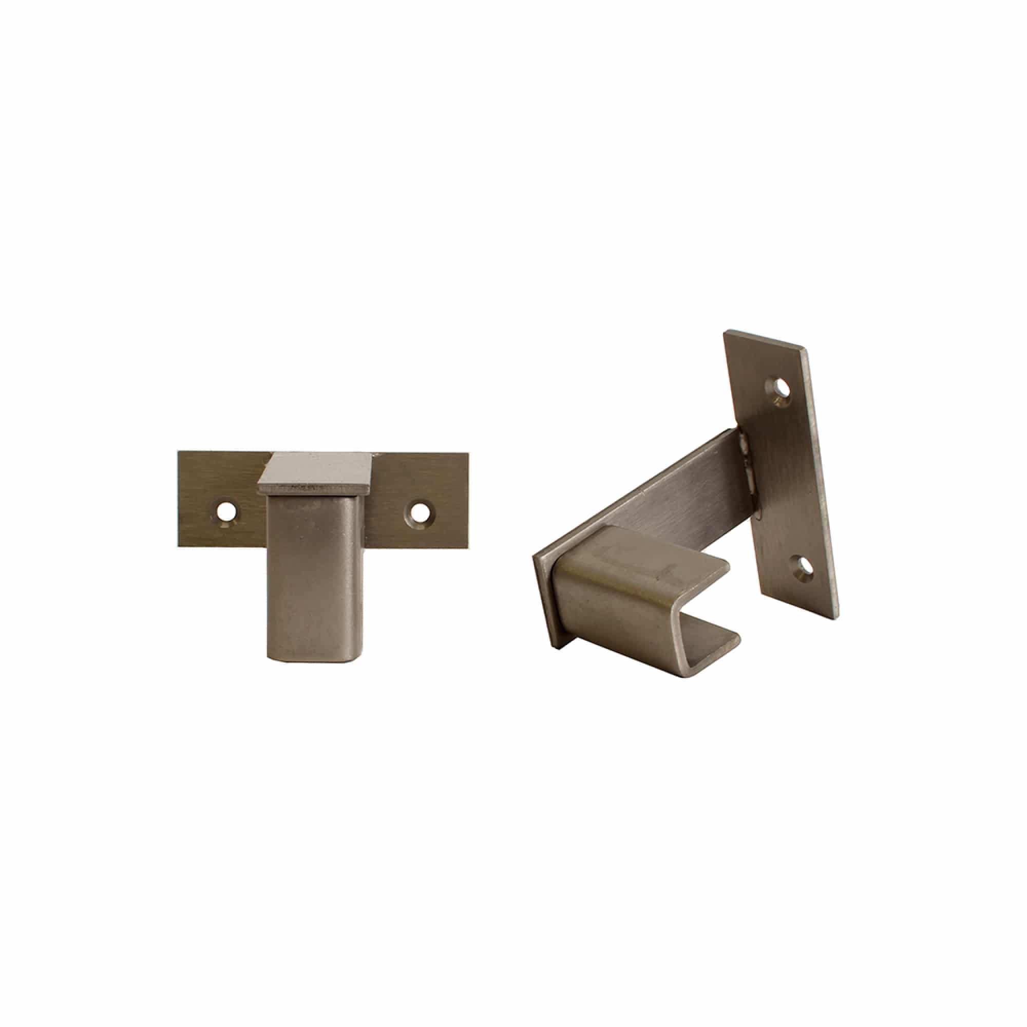 VintageView W Series Wine Rack Frame 2-inch Standoff Bracket (floor-to-ceiling wine rack component) Brushed Nickel
