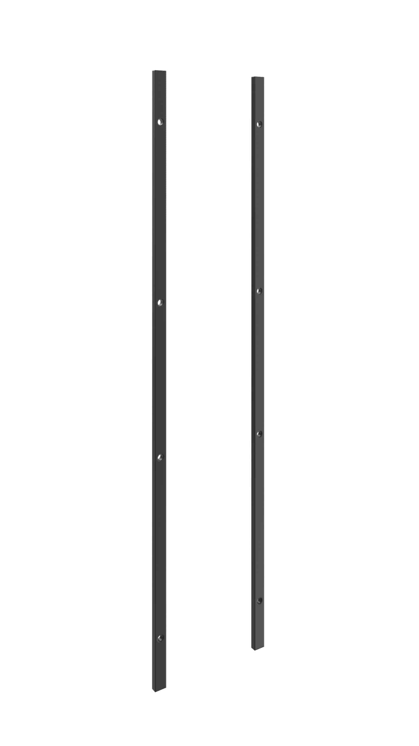 VintageView W Series Wine Rack Frame Backer Bar (floor-to-ceiling wine rack component) Matte Black