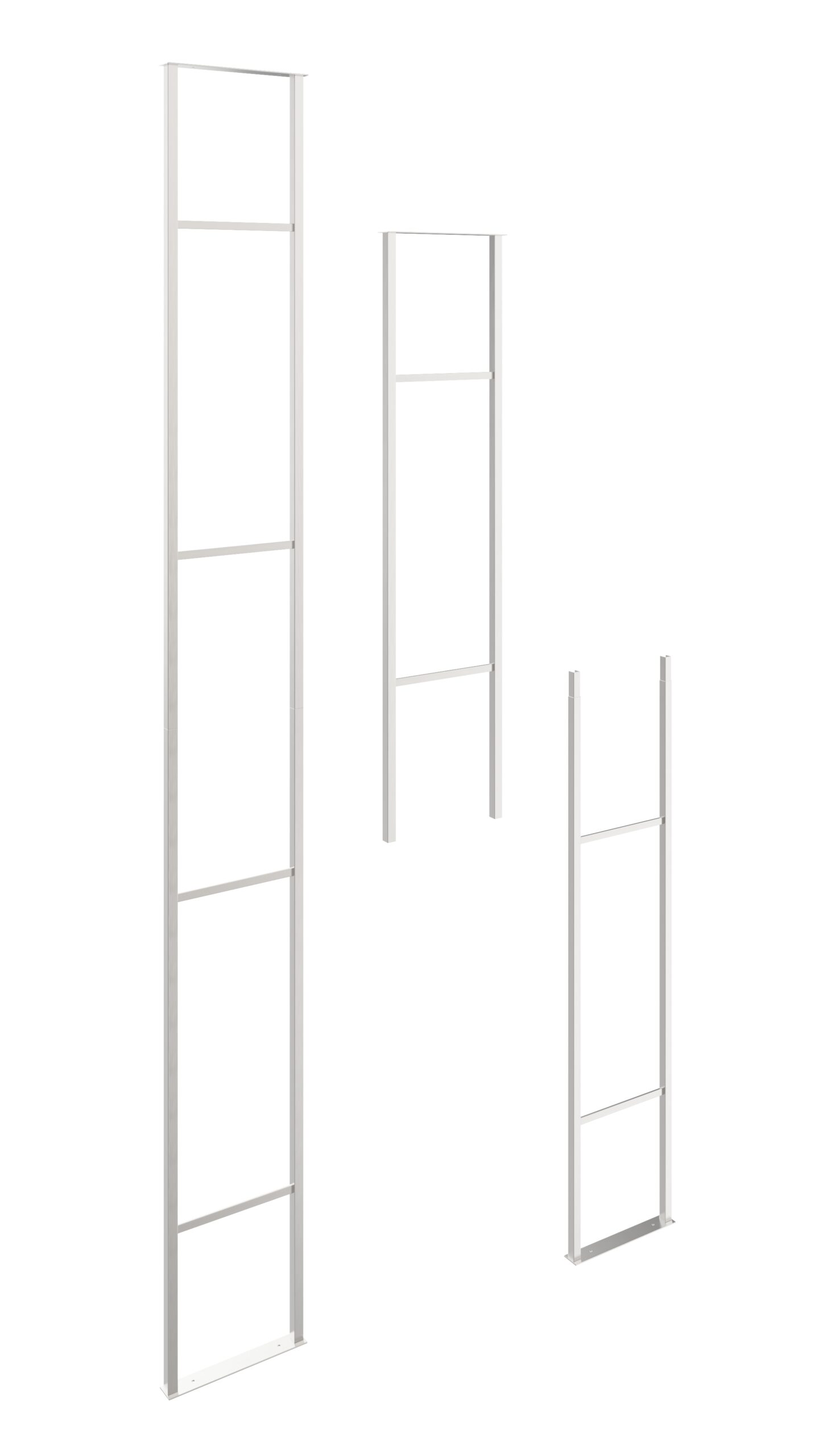 VintageView W Series Wine Rack Frame Big 10 (floor to ceiling wine rack support for up to 24 3-6L wine bottles) Brushed Nickel