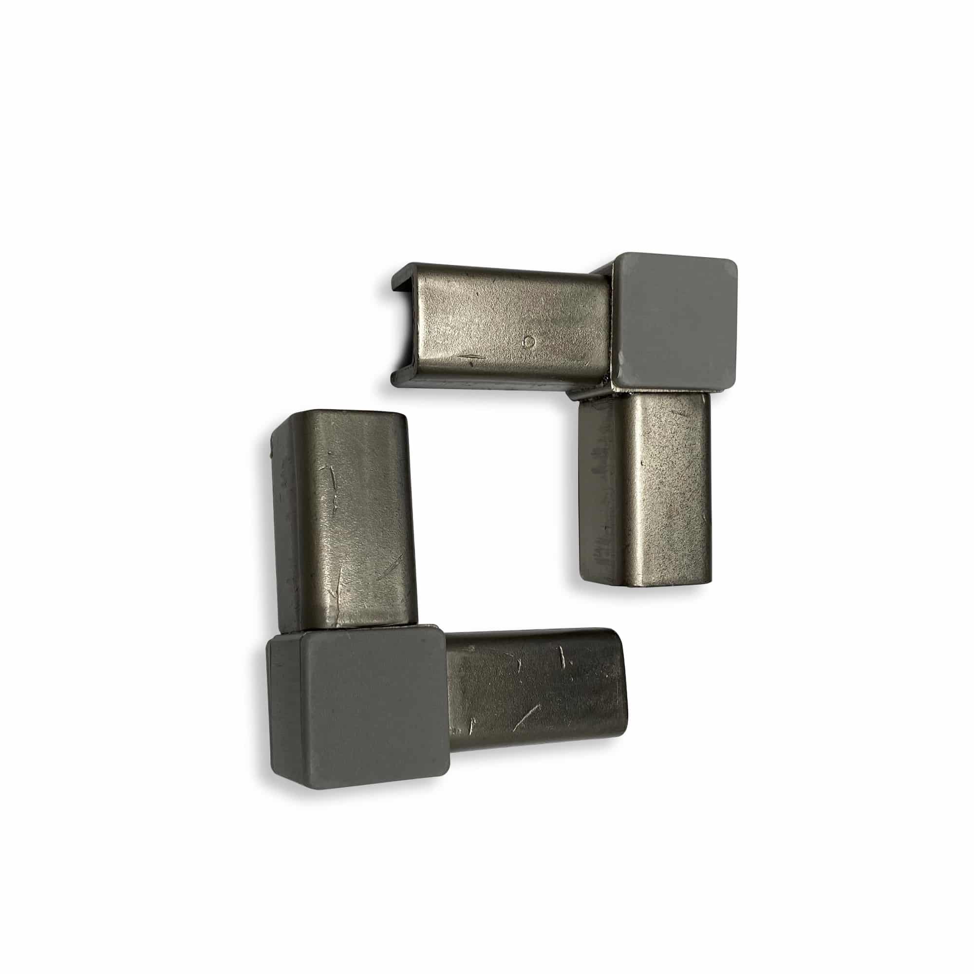 VintageView W Series Wine Rack Frame Elbow (floor-to-ceiling wine rack component) Brushed Nickel