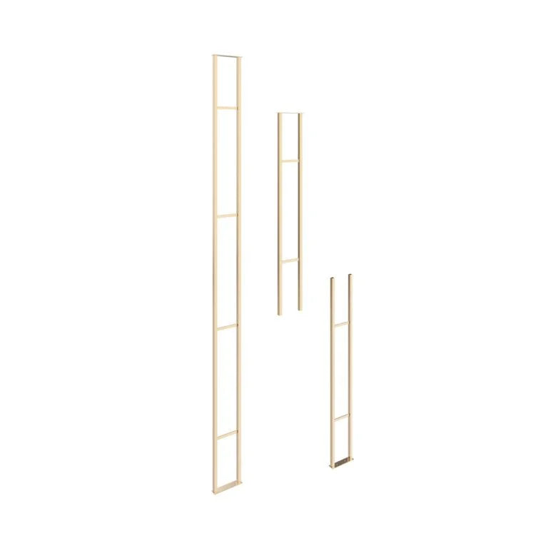VintageView W Series Wine Rack Frame 10 (floor to ceiling wine rack support for up to 162 wine bottles) Golden Bronze