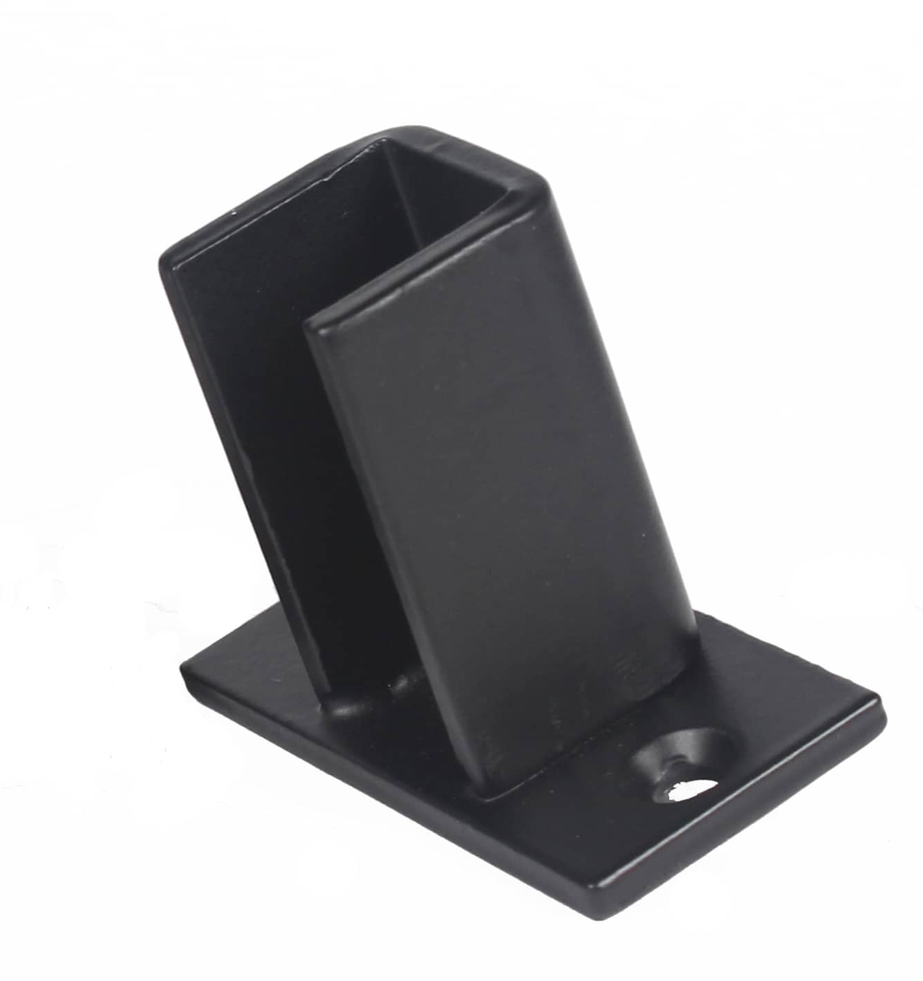 VintageView Helix Wine Rack Post Hidden Base Plate (floating wine rack system component) Matte Black