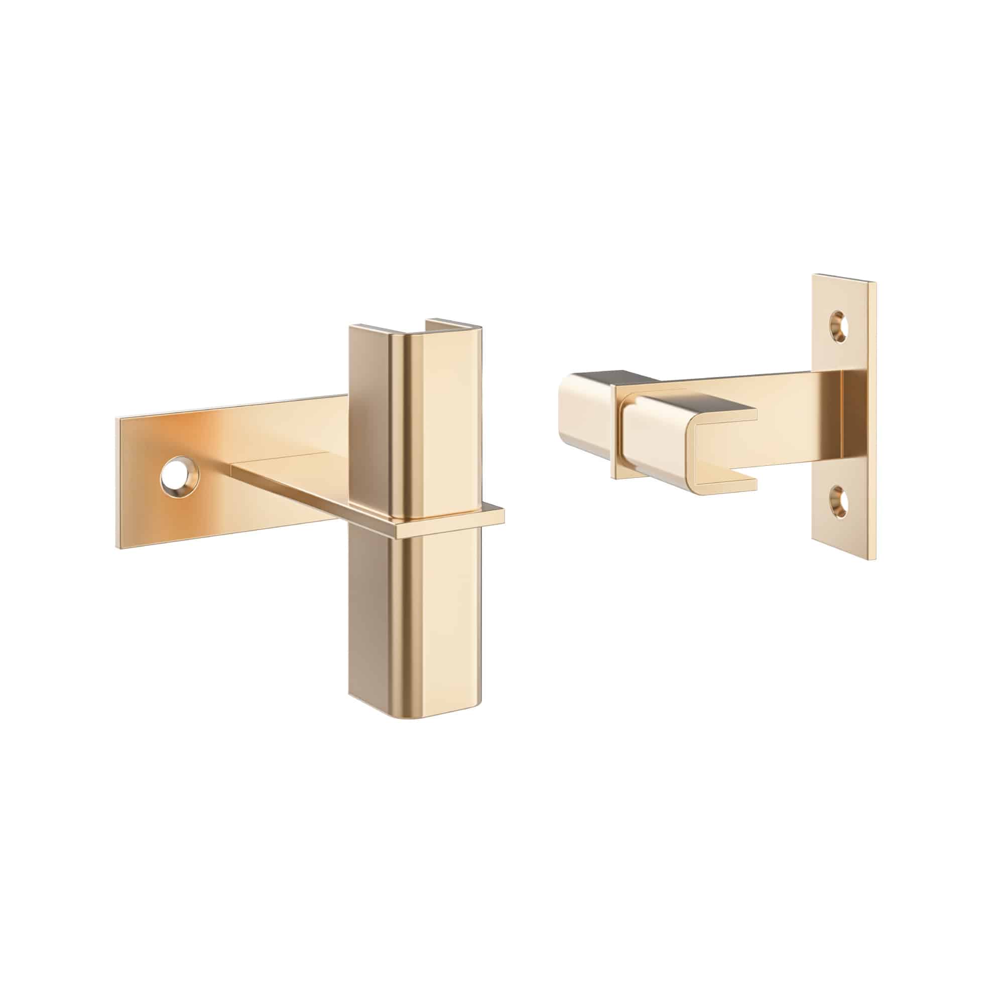 VintageView Helix Post Vertical Extension Bracket (floating wine rack system component) Golden Bronze