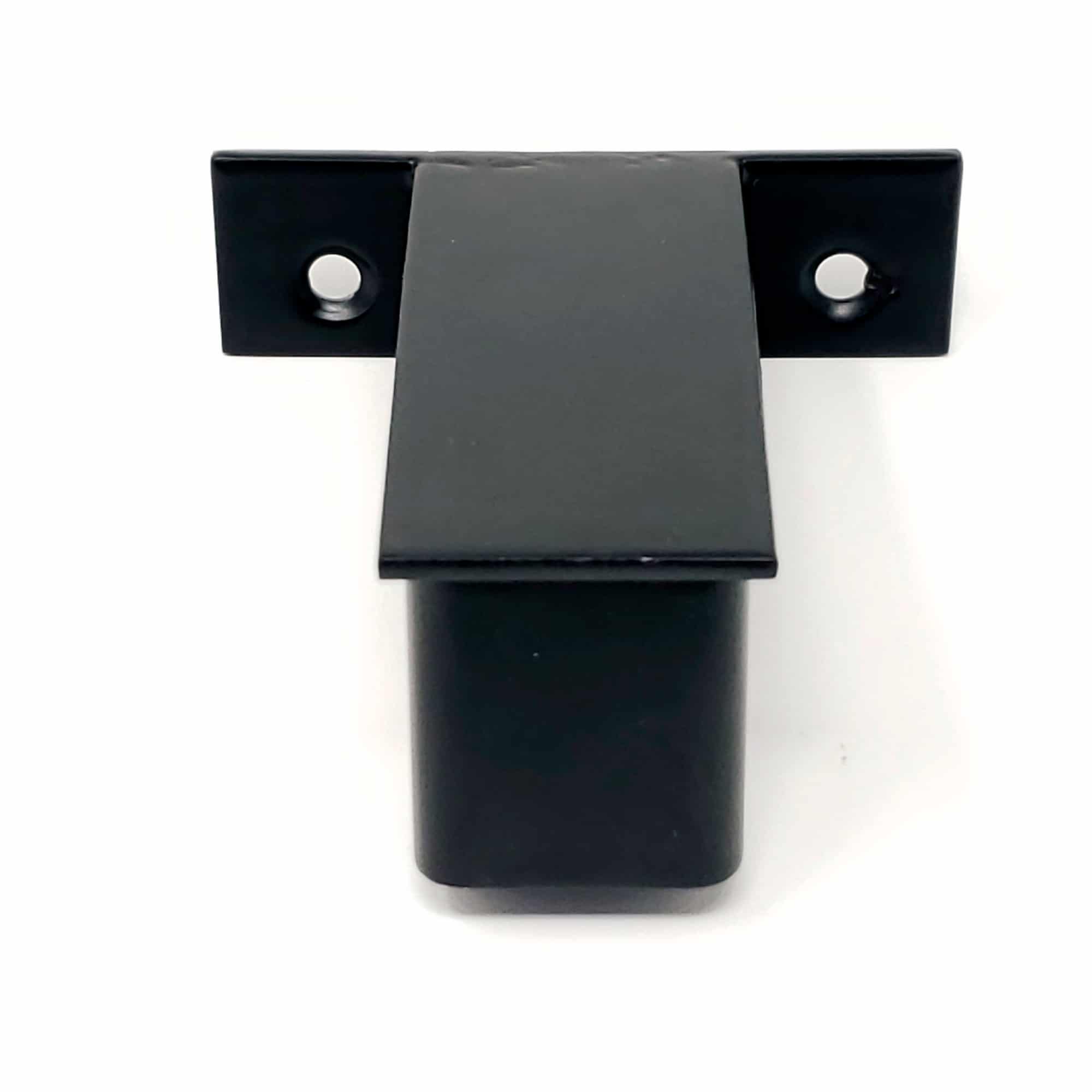 VintageView R Series Helix Wine Rack Post 2-inch Standoff Bracket (floating wine rack system component) Matte Black