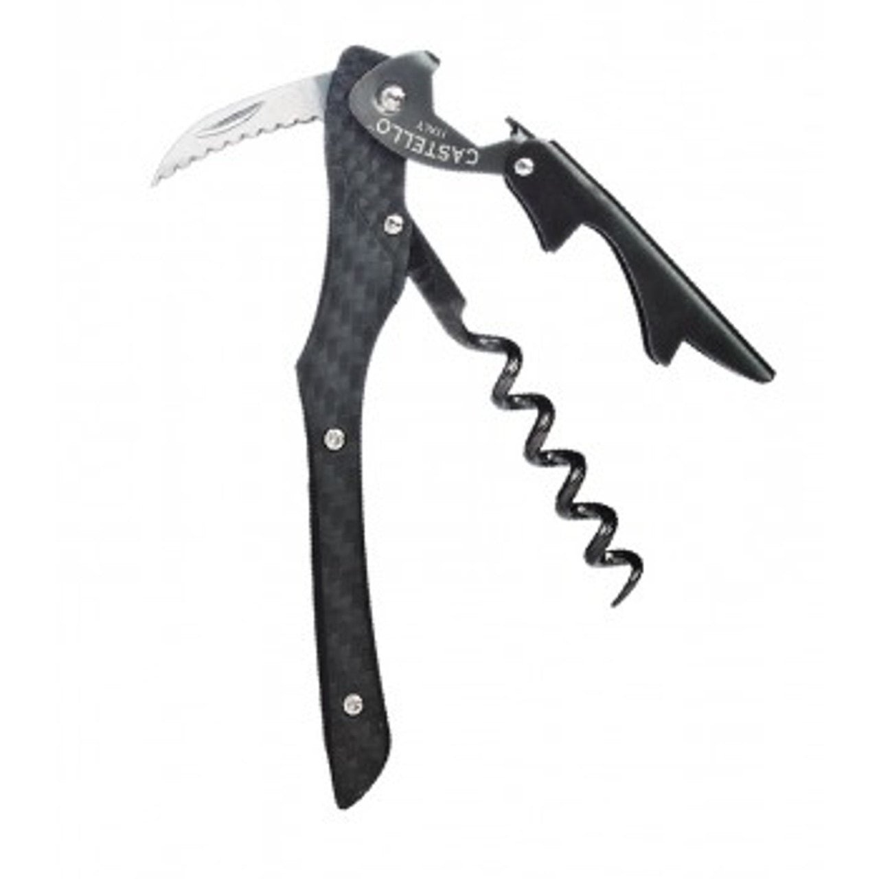 Castello Castello Carbon Fibre Handle Corkscrew